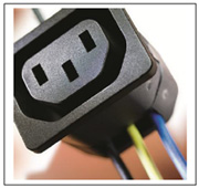 SCHURTER's 6610 appliance outlet