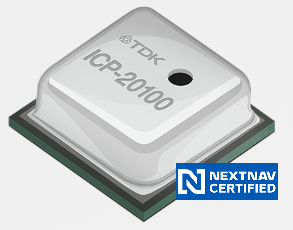 Part number ICP-20100 Product Type Barometer/Altimeter Modules from Manufacturer TDK InvenSense 
