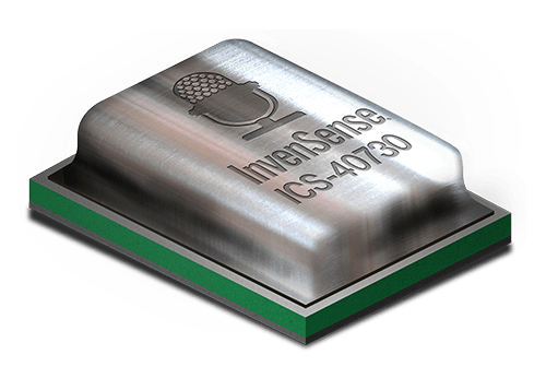 Part number ICS-40730 Product Type MEMS Microphone - Analog from Manufacturer TDK InvenSense 