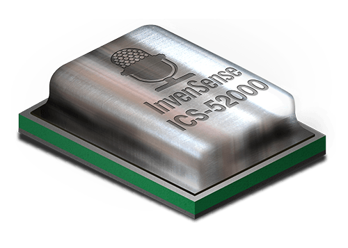 Part number ICS-52000 Product Type MEMS Microphone - Digital from Manufacturer TDK InvenSense 