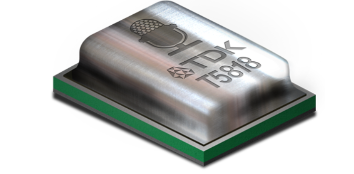 Part number MMICT5818-00-012 Product Type MEMS Microphone - Digital from Manufacturer TDK InvenSense 
