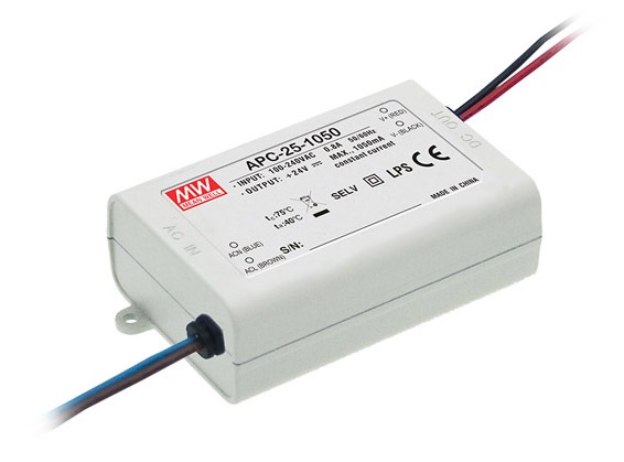 Part number APC-25-350 Product Type LED AC/DC Driver from Manufacturer MEAN WELL USA 