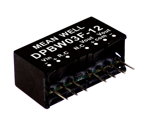 Mean Well, DC/DC Converter, DPBW03, Component Distributors Inc. (CDI)
