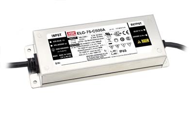 Part number ELG-75-C700A Product Type LED AC/DC Driver from Manufacturer MEAN WELL USA 