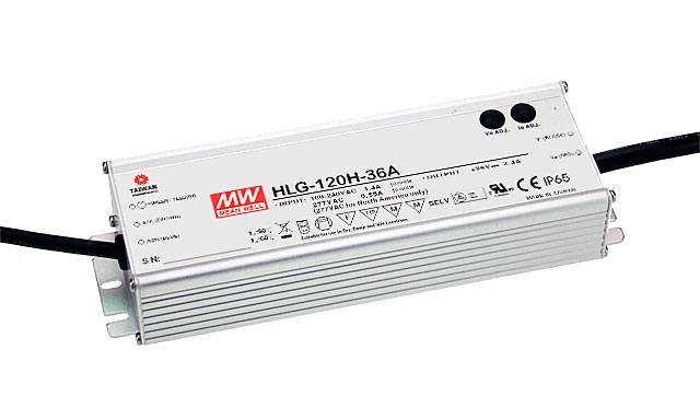 Part number HLG-120H-24D Product Type LED AC/DC Driver from Manufacturer MEAN WELL USA 