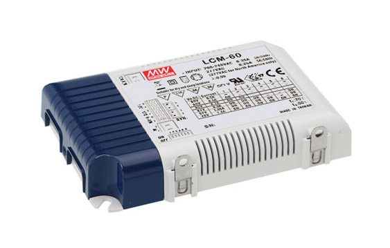 Part number LCM-60 Product Type LED AC/DC Driver from Manufacturer MEAN WELL USA 