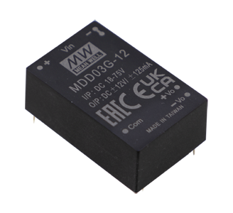 Mean Well, DC/DC Converter, MDD03, Component Distributors Inc. (CDI)