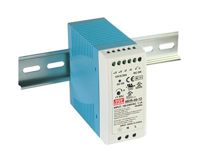 Part number MDR-40-12 Product Type DIN Rail Power Supply from Manufacturer MEAN WELL USA 
