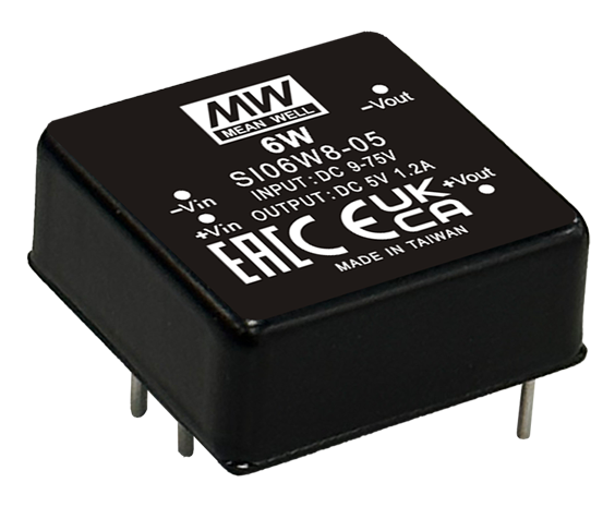 Mean Well, DC/DC Converter, SI06W8, Component Distributors Inc. (CDI)