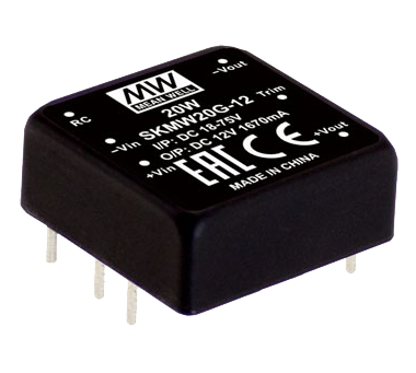 Mean Well, DC/DC Converter, SKMW20, Component Distributors Inc. (CDI)