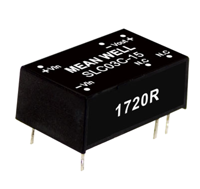 Mean Well, DC/DC Converter, SLC03, Component Distributors Inc. (CDI)