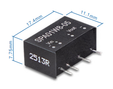 Mean Well, DC/DC Converter, SPA01W8, Component Distributors Inc. (CDI)