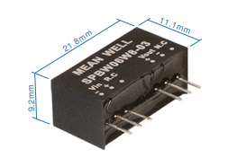 Part number SPBW06W8-05 Product Type DC/DC Converter from Manufacturer MEAN WELL USA 