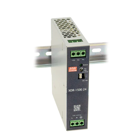 Part number XDR-150E-24 Product Type DIN Rail Power Supply from Manufacturer MEAN WELL USA 