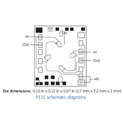 Part number 51046 Product Type Pressure Sensor Die from Manufacturer NovaSensor, a Division of Amphenol Advanced Sensor 